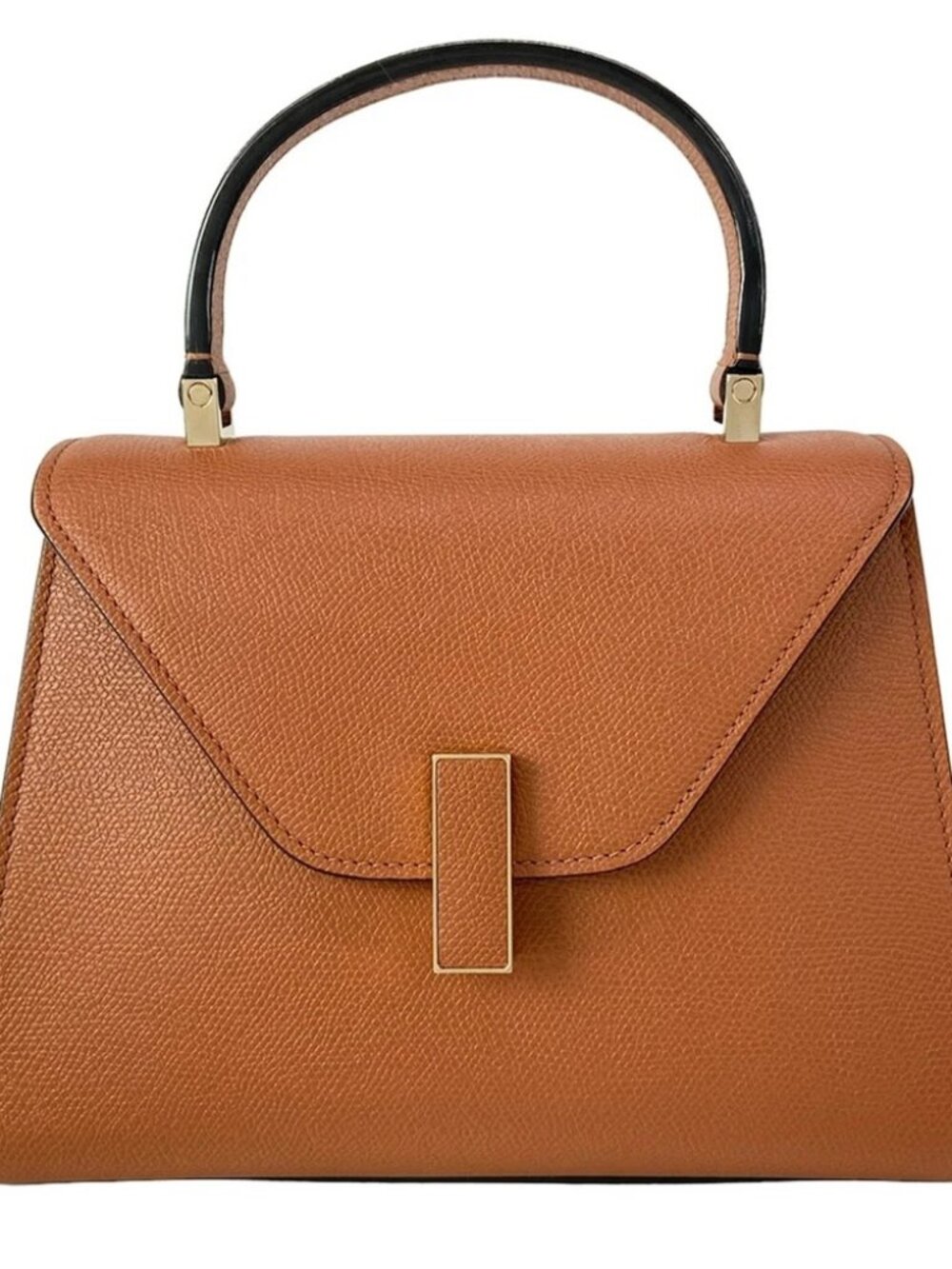 Valextra Mini Iside Brown Soft Calf Leather N****** Handbag